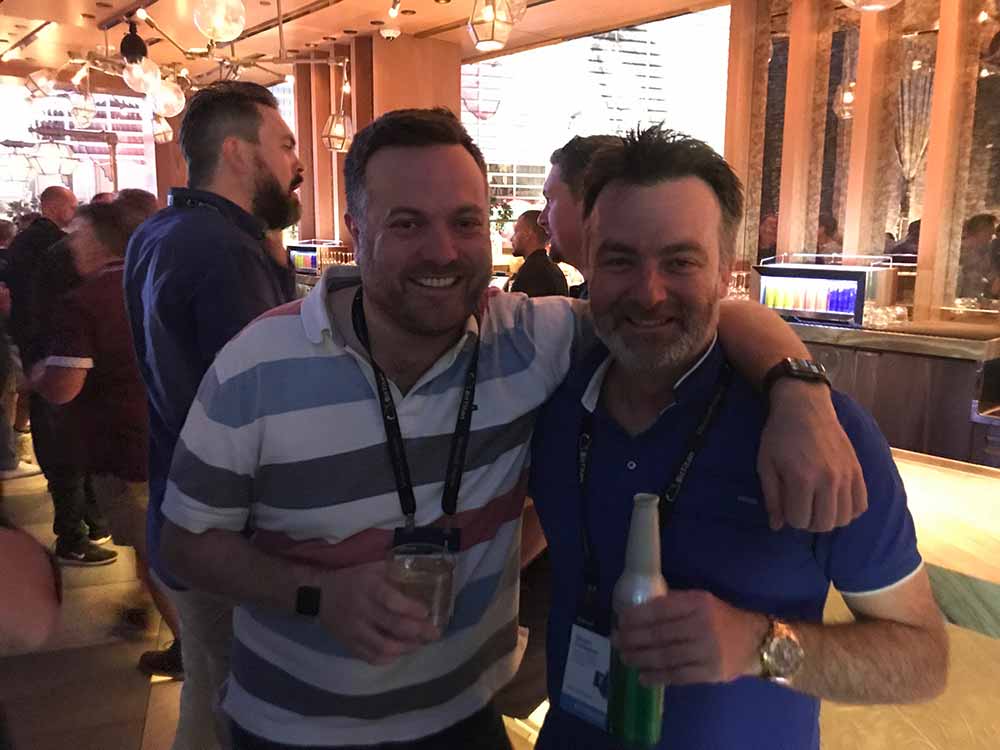 Ryan Wadsworth and I.  Ryan is from KordaMentha, who has one of the most comprehensive Microsoft Teams set ups - GLOBALLY.