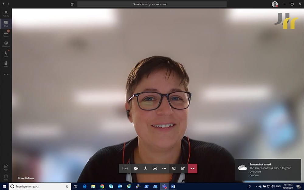 Microsoft Teams blur my background feature