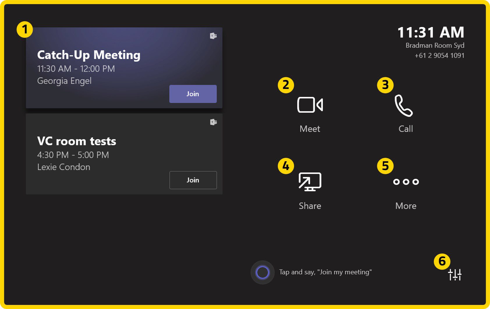 Microsoft Teams Rooms Homescreen Microsoft Teams Rooms Homescreen