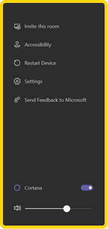 Microsoft Teams Rooms More Options Microsoft Teams Rooms More Options